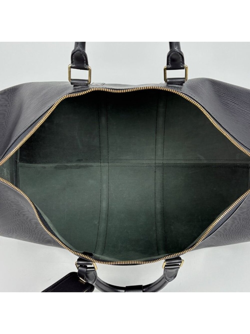 Louis Vuitton Keepall 55 Boston Bag Epi Noir - Picture 7 of 7